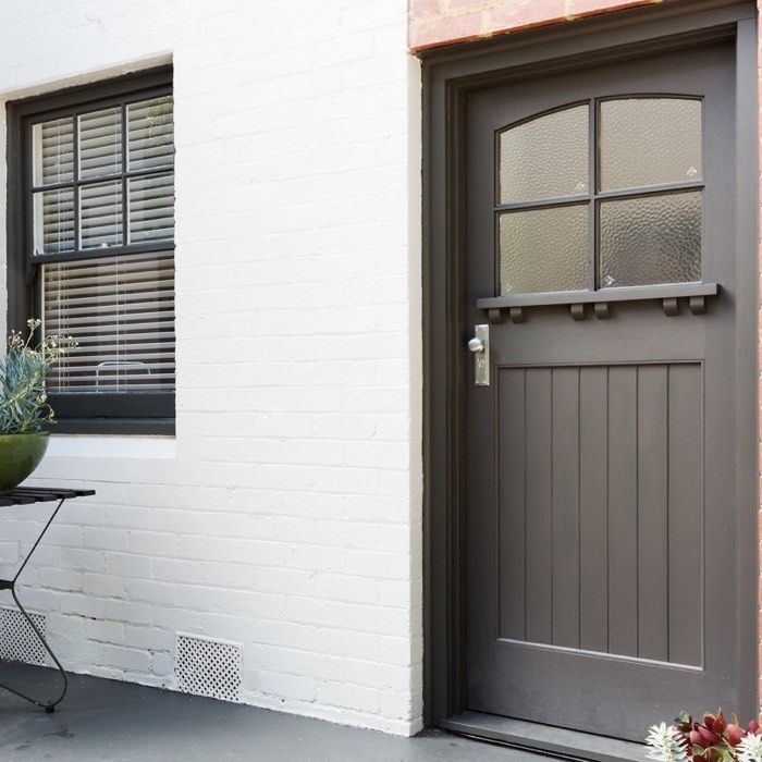 Bespoke front door installation