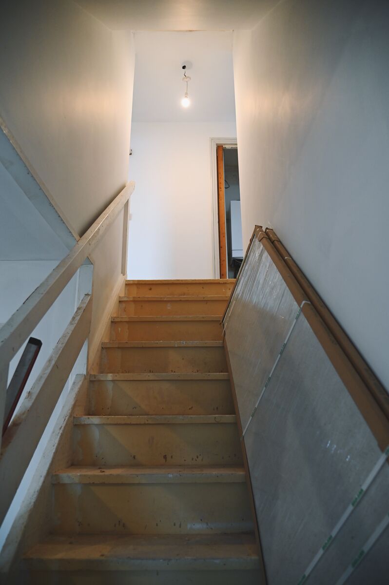 Staircase renovation during a full house renovation in Glenrothes